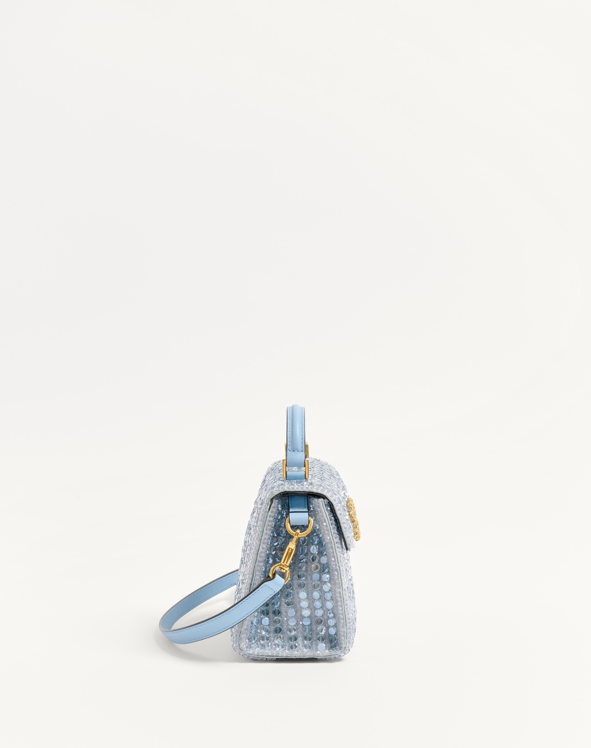 VALENTINO GARAVANI VSLING MINI EMBROIDERED HANDBAG WITH JEWEL LOGO - 3