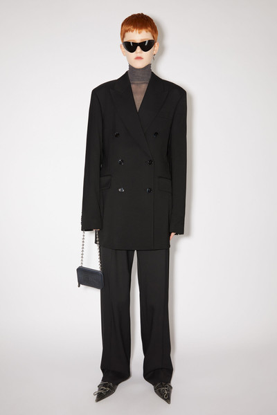 Acne Studios Relaxed fit suit jacket - Black outlook