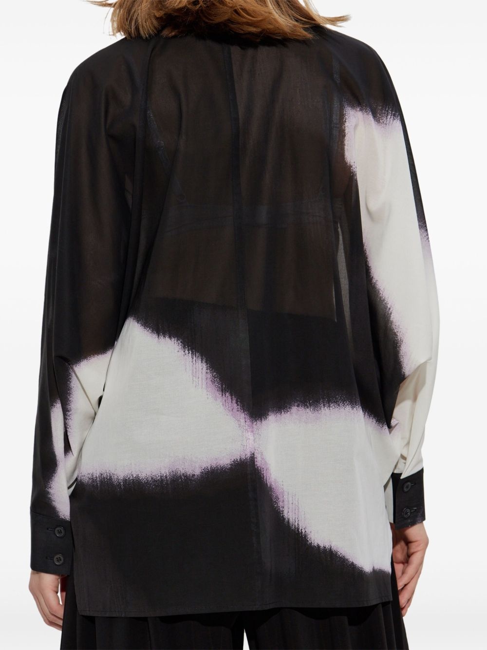 Shadow Study abstract-print button-up shirt - 4