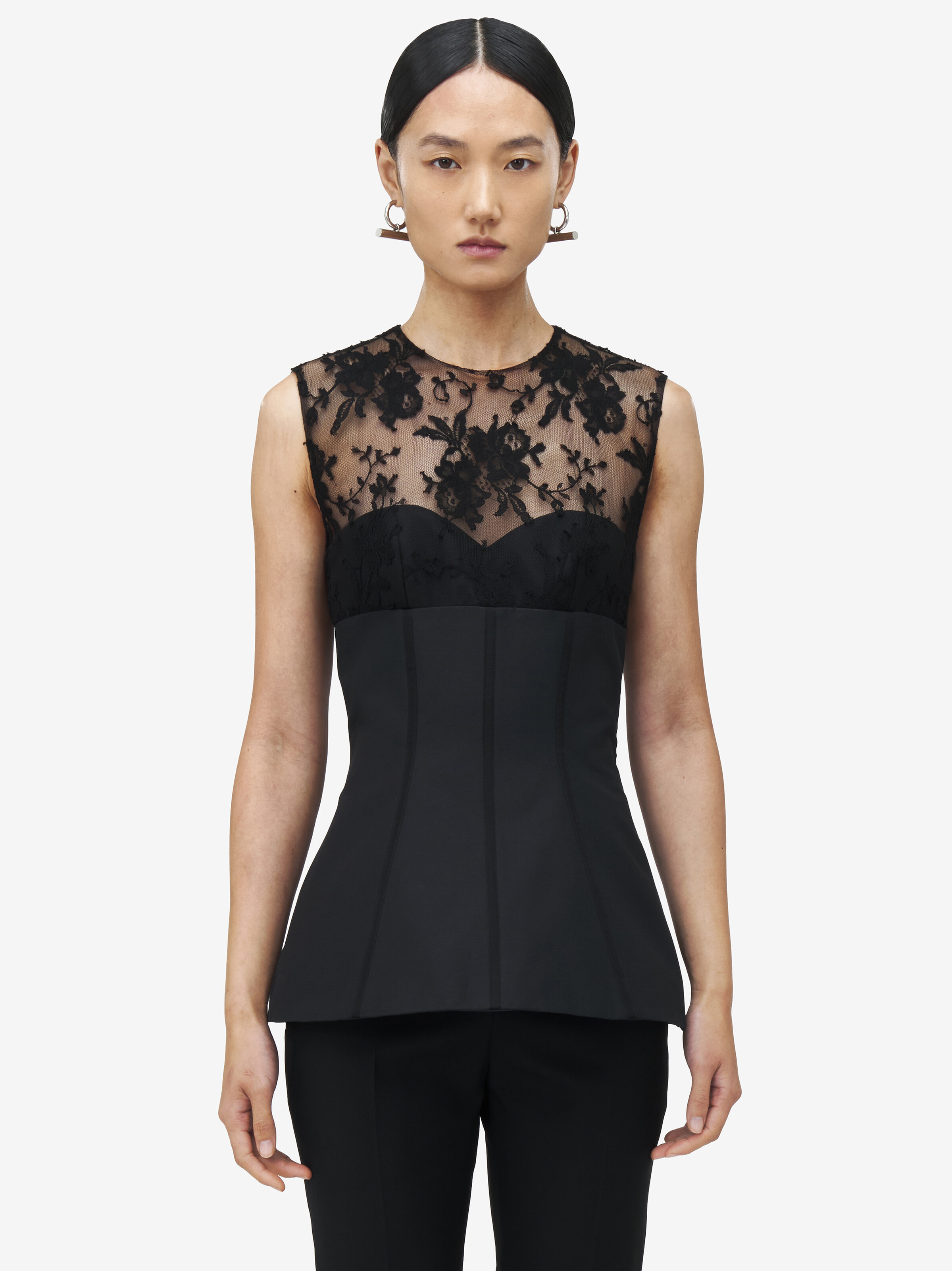Lace Bustier Top - 2