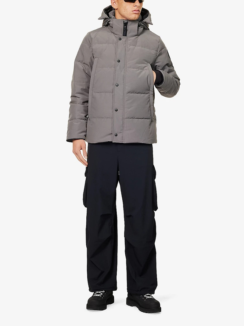 Canada Goose Wyndham padded shell-down hooded parka jacket outlook