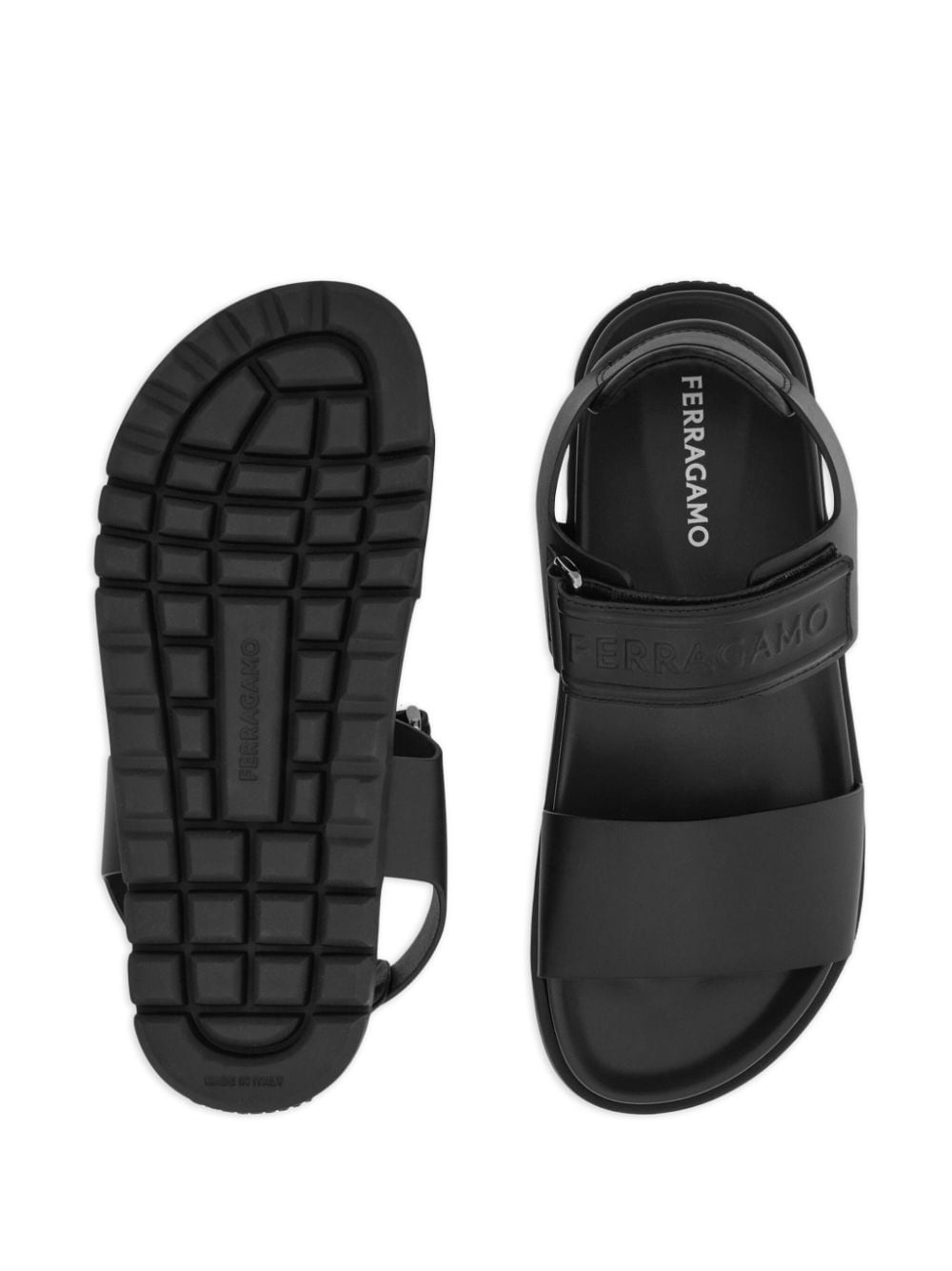 【関税&送料込】Ferragamo Double-Strap Sandal Double-strap sandal - Men | Ferragamo