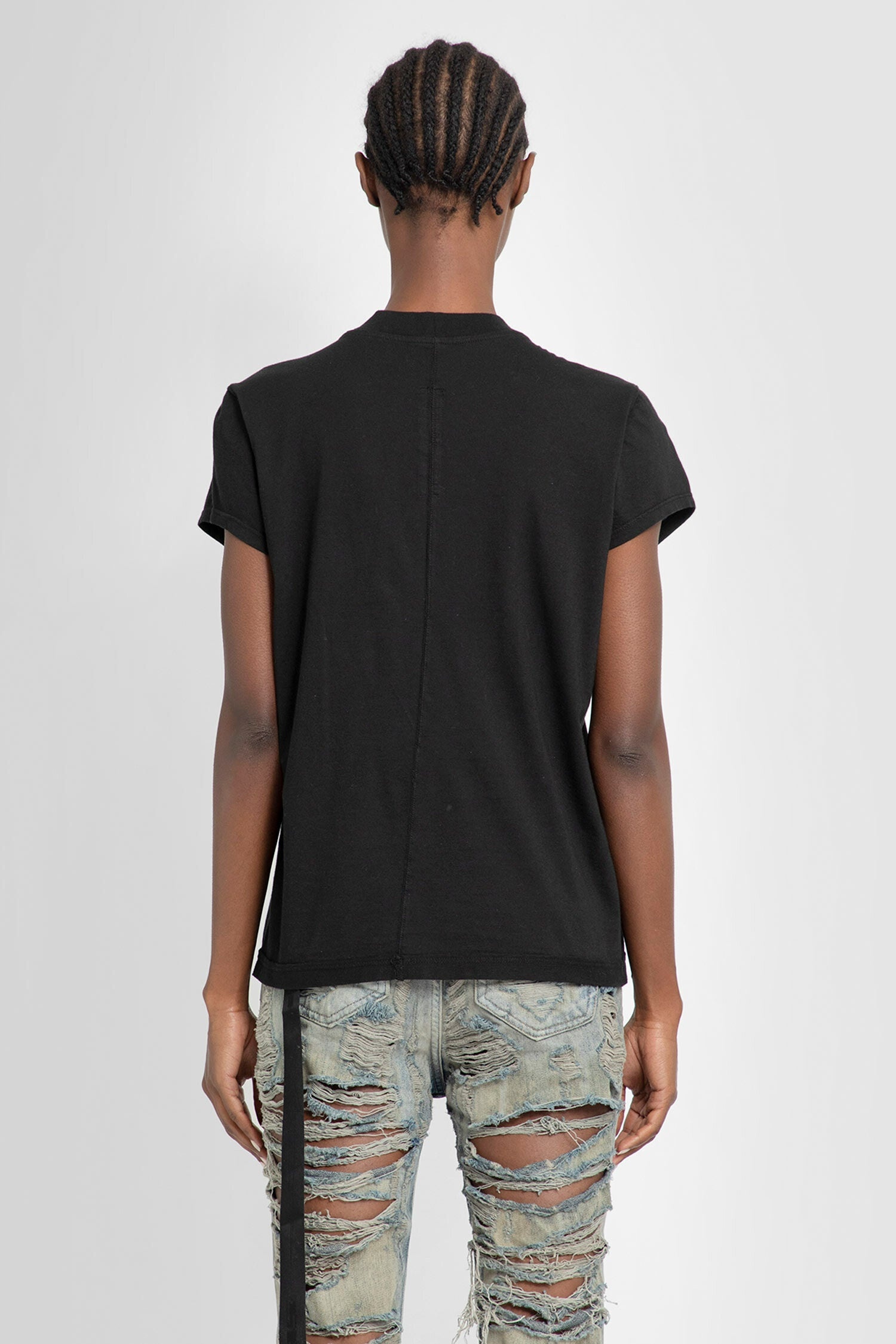 RICK OWENS WOMAN BLACK T-SHIRTS - 3