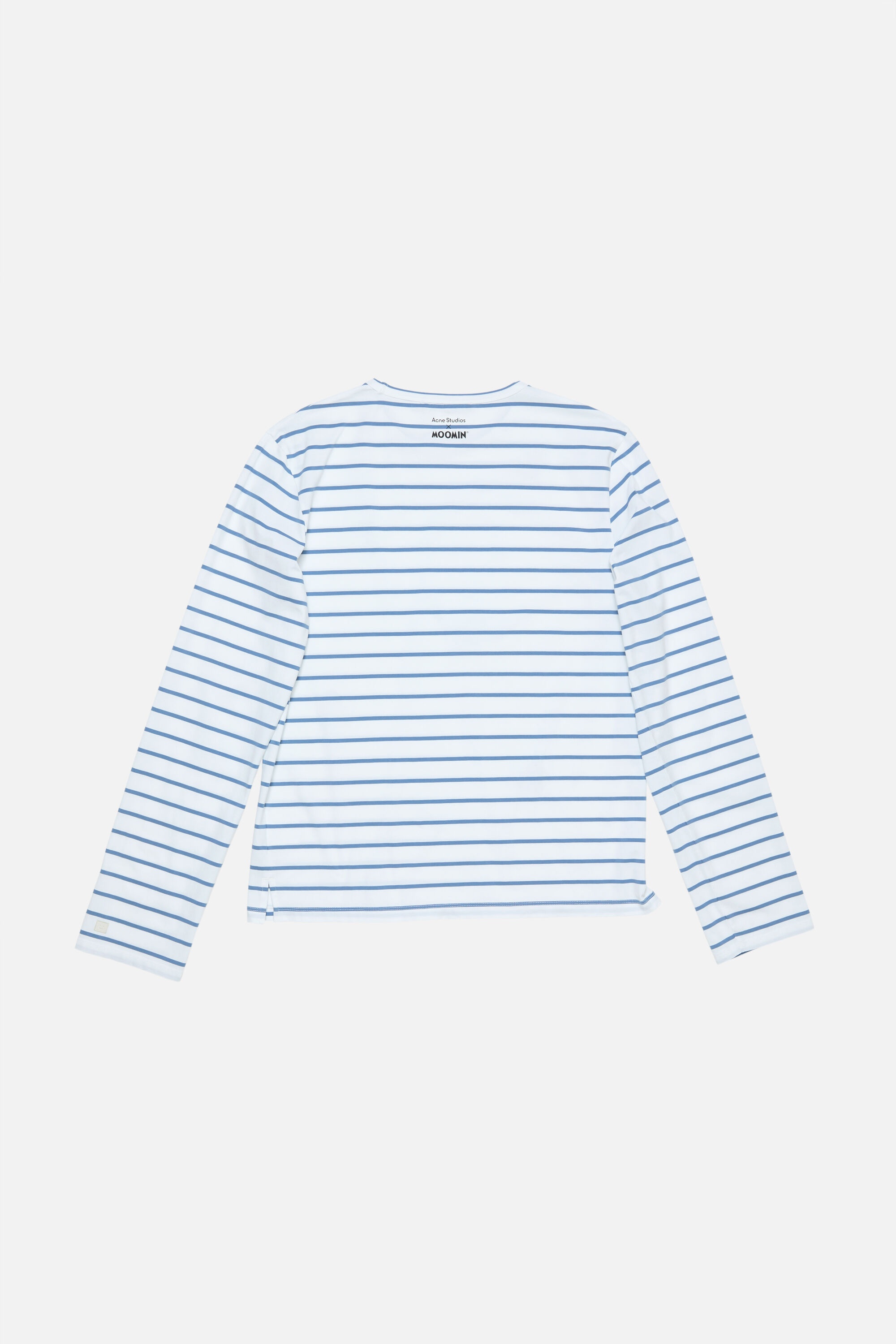 Long sleeve t-shirt - Acne Studios x Moomin - White/blue - 7