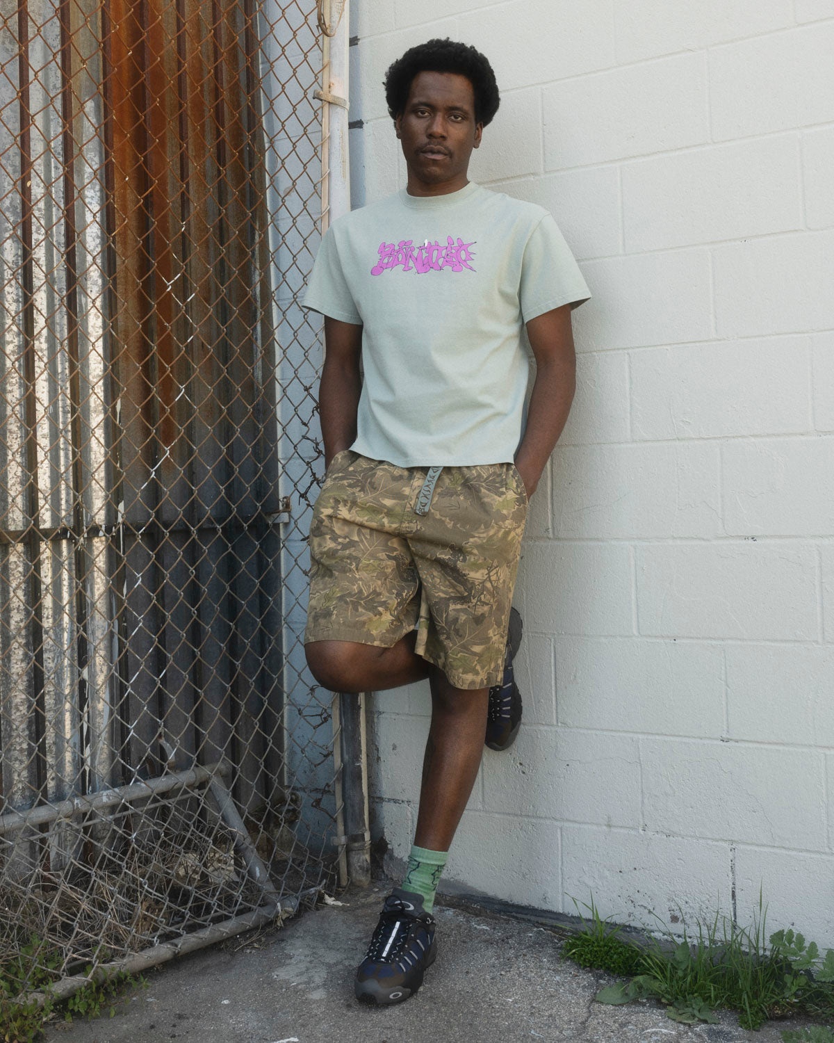 Twill Climber Short - Leaf Camo - 5
