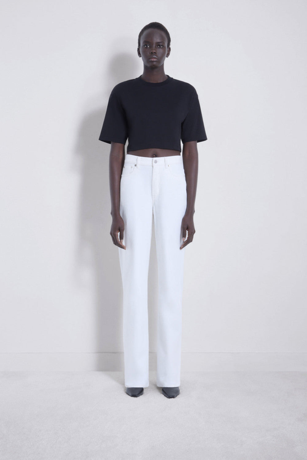 Gupo Cropped T-Shirt Black - 2