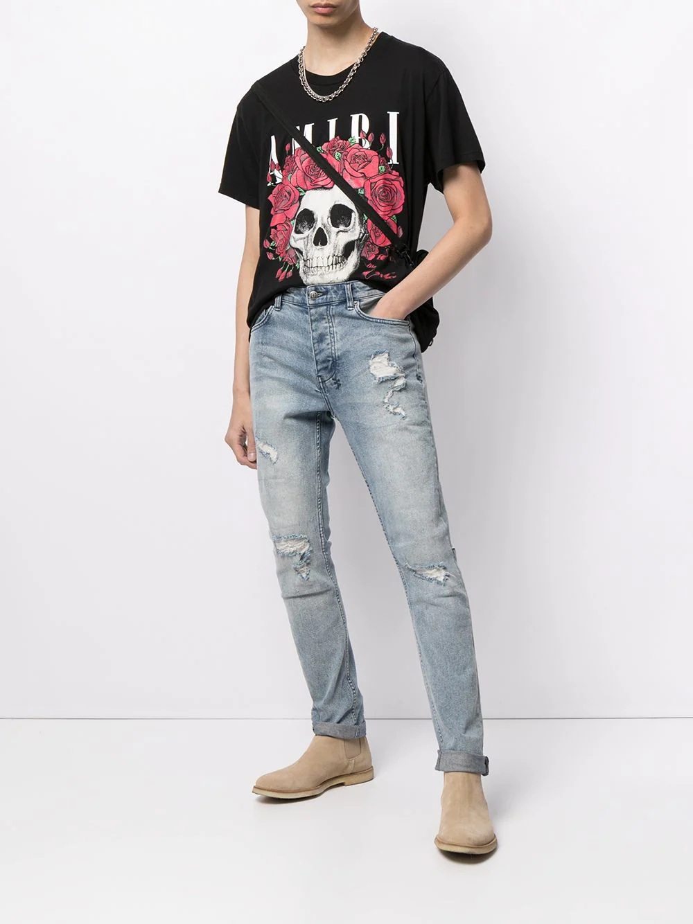 Grateful Dead skull-print cotton T-shirt - 2