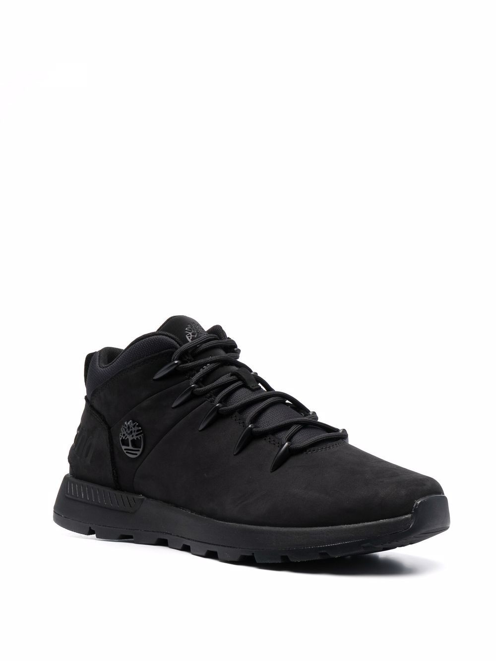 side logo-plaque sneakers - 2