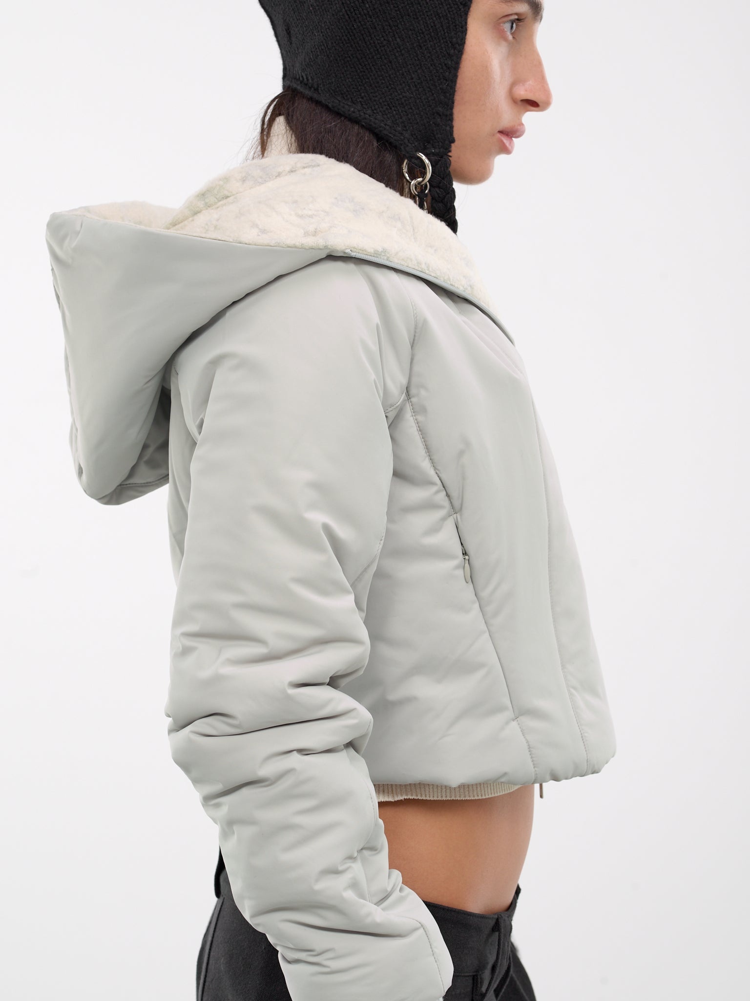 Padded Crop Jacket & Gloves - 4