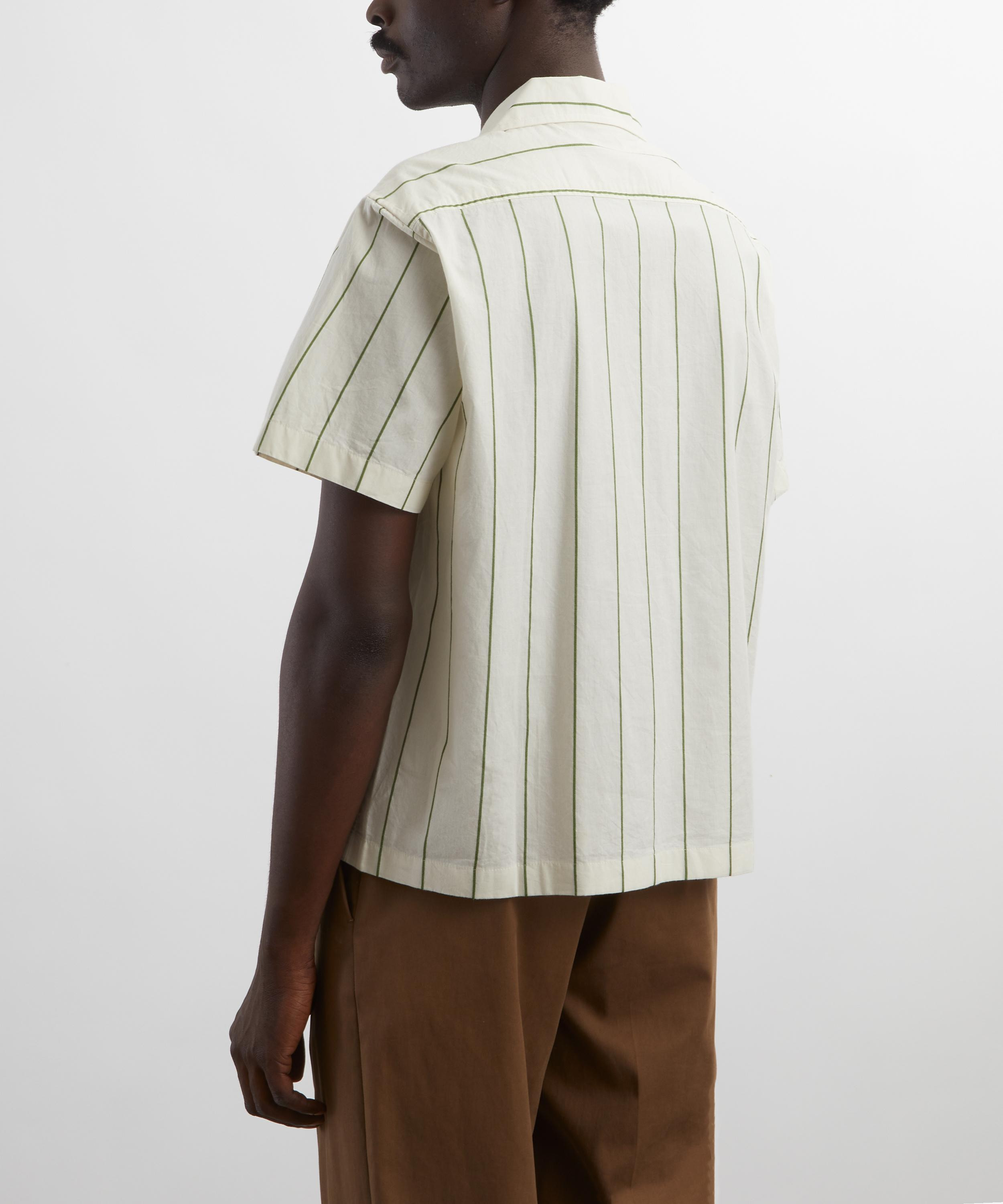 Celery Stripe Short-Sleeve Shirt - 4