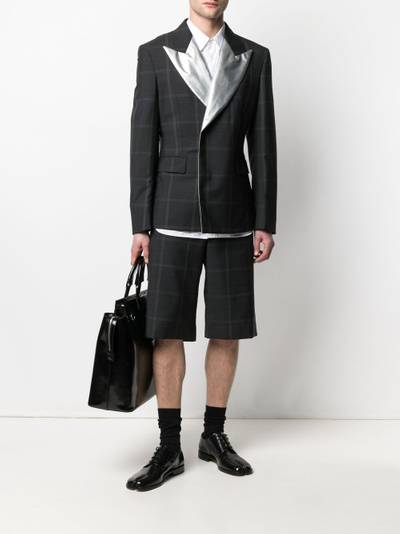 Comme des Garçons Homme Plus check tailored shorts outlook