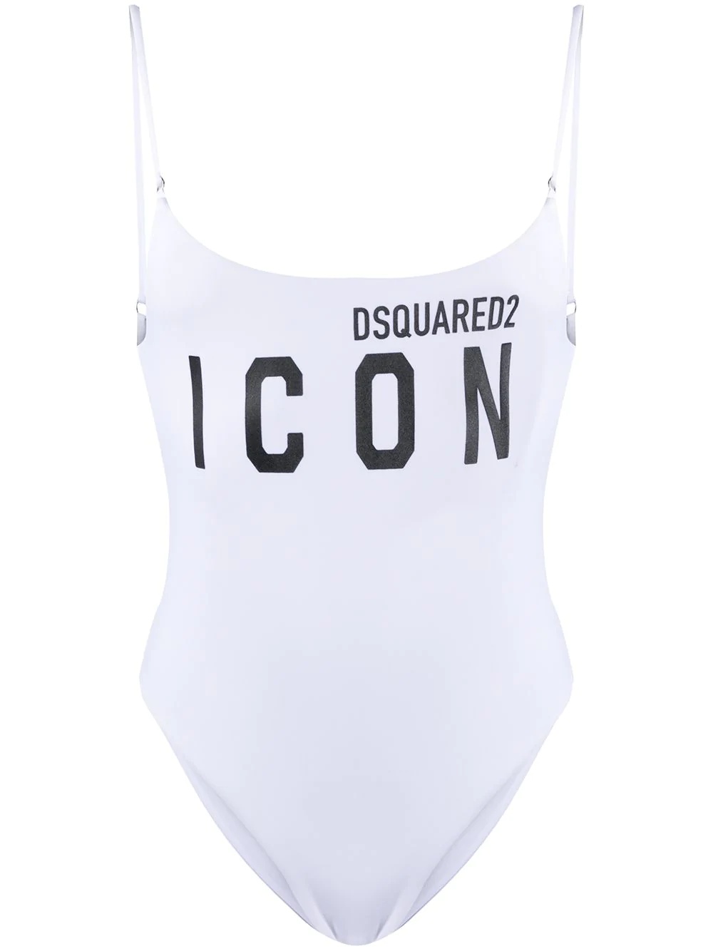 Icon print swimsuit - 1