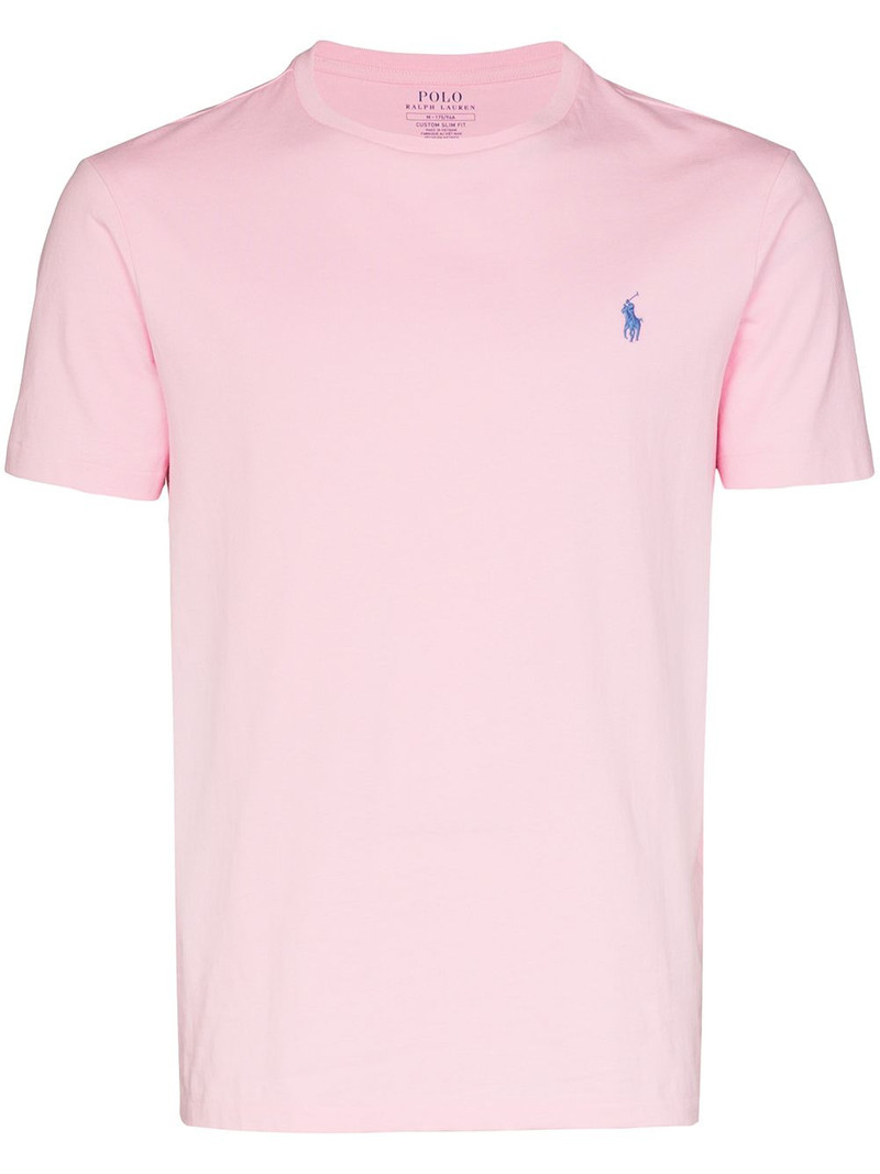 logo embroidered T-shirt 1