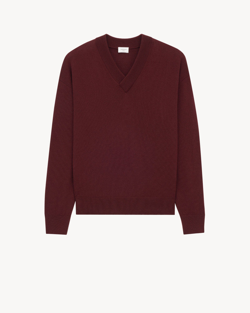 V-NECK SWEATER IN WOOL 1