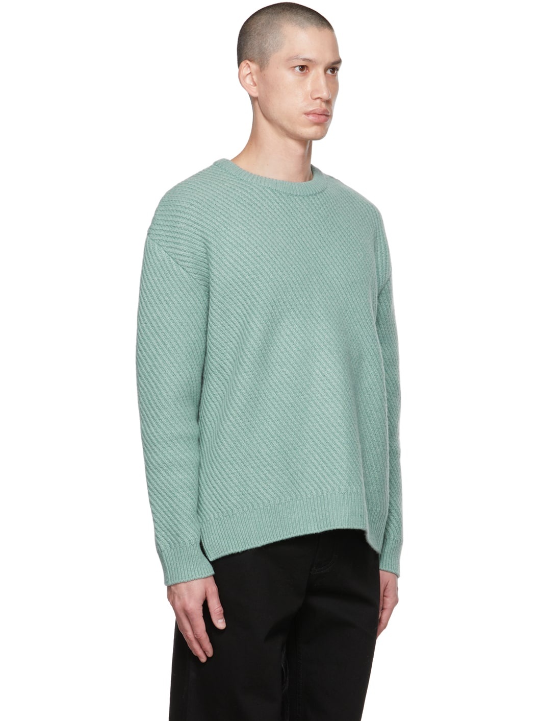 Blue Crewneck Sweater - 2