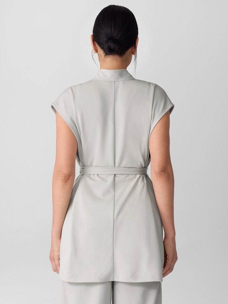 Washable Flex Ponte High Collar Vest 4