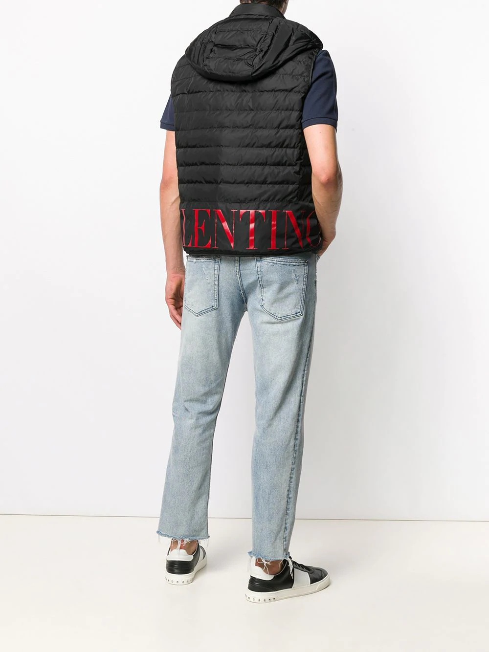 padded logo gilet - 2