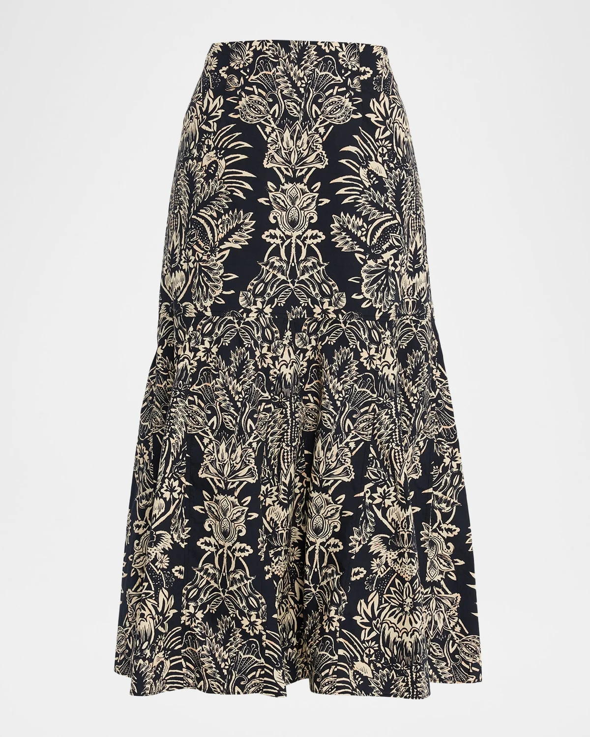 Clarissa Printed Trumpet Skirt - 1