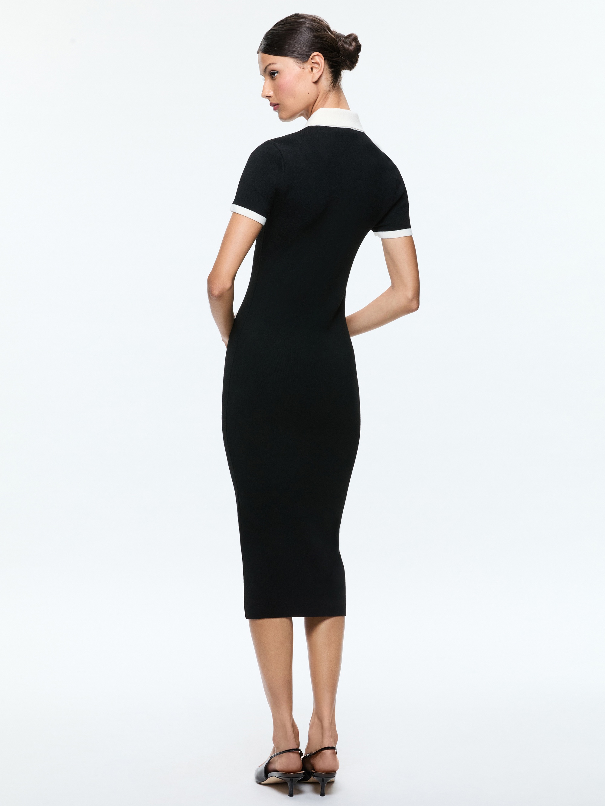 IRIS MIDI POLO SWEATER DRESS - 4