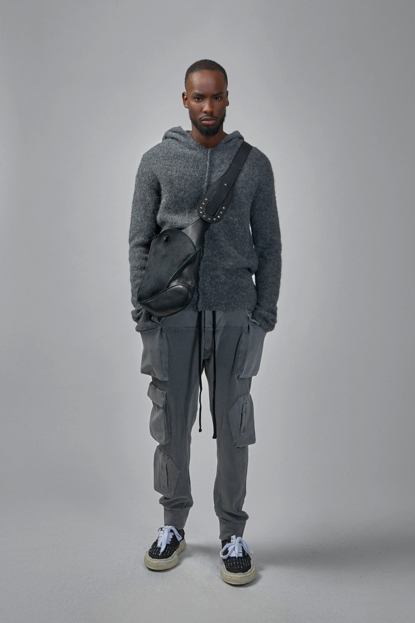 Mixed Cotton Slim Fit Cargo Trousers - 2