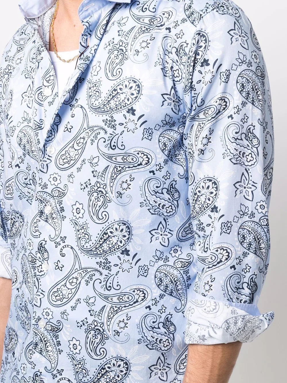 paisley-print long-sleeve shirt - 5