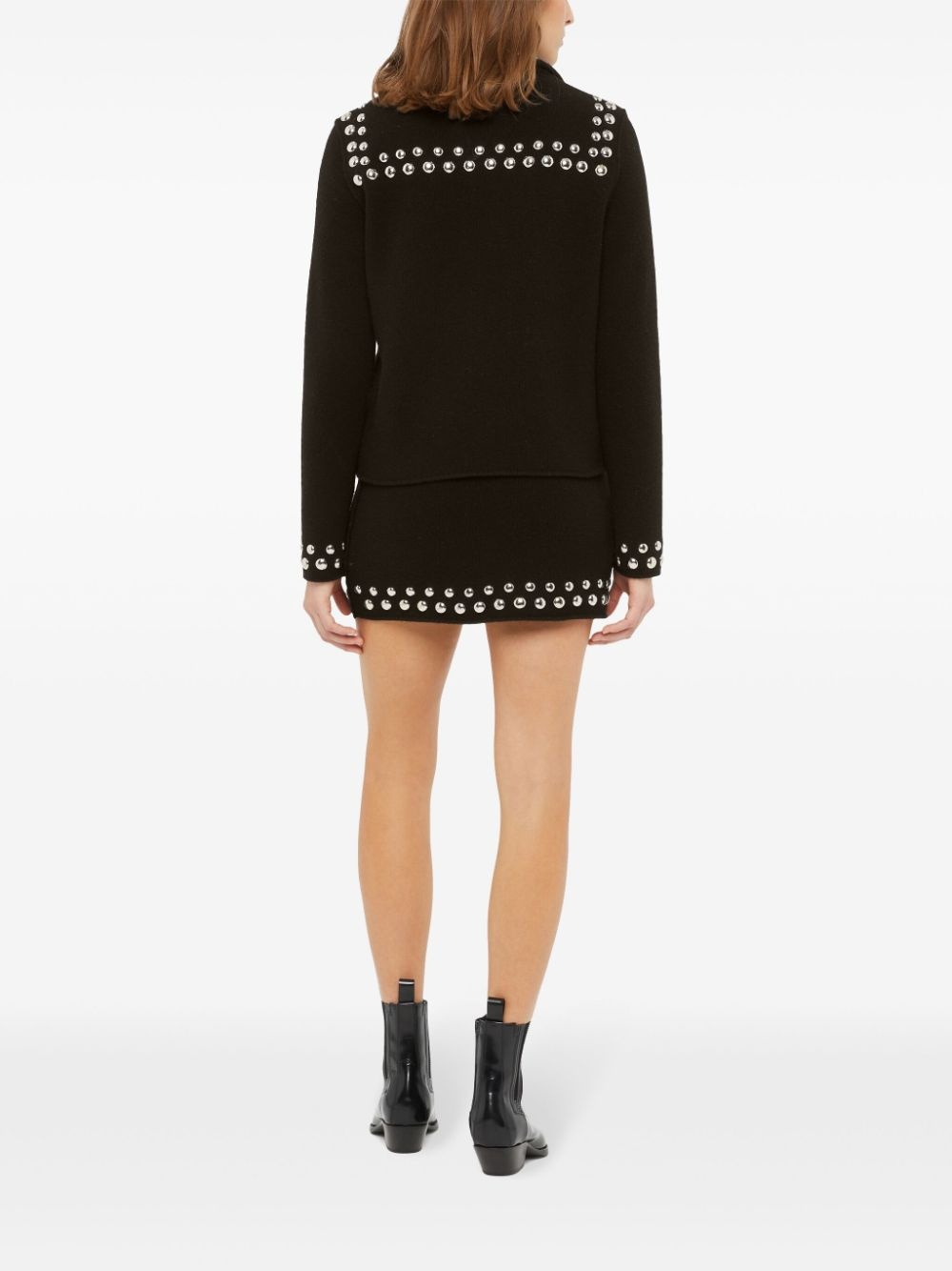 stud detailing jacket - 4