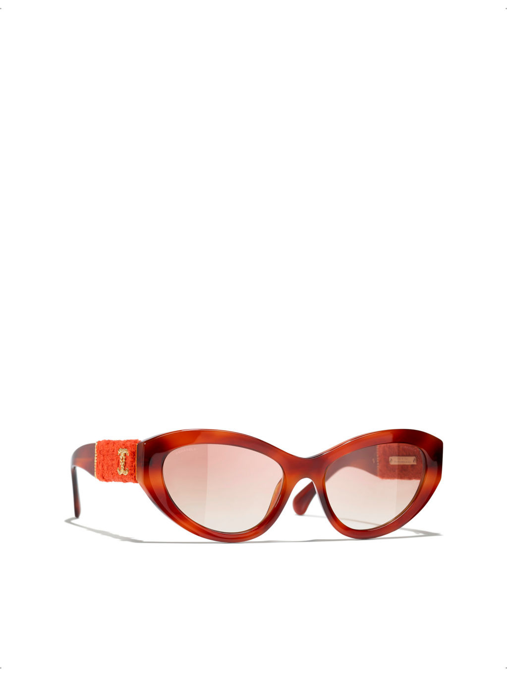 CH5513 cat-eye tortoiseshell acetate sunglasses - 2