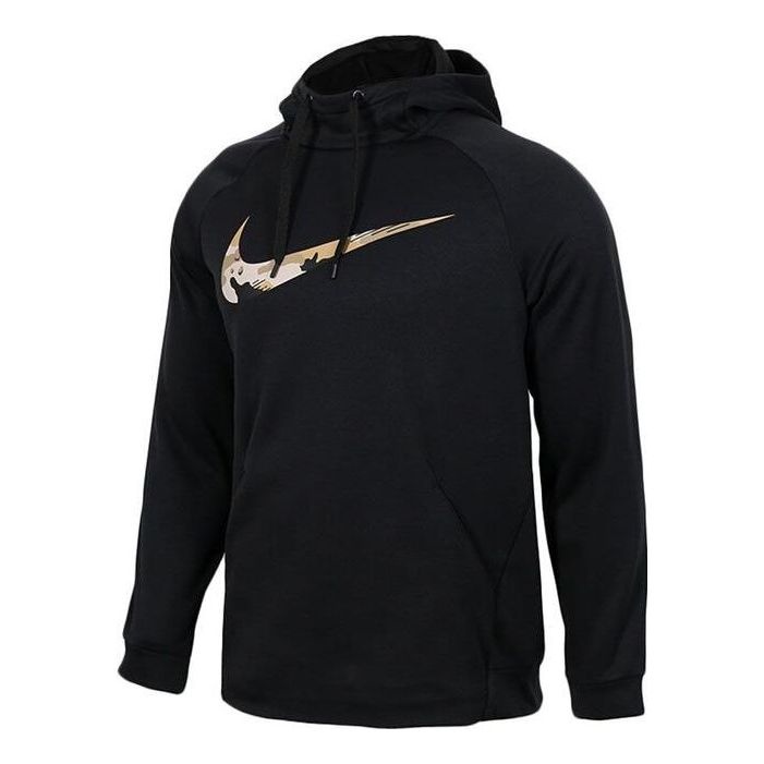 Nike Therma Camo Logo Hoodie 'Black' AR3114-010 - 1