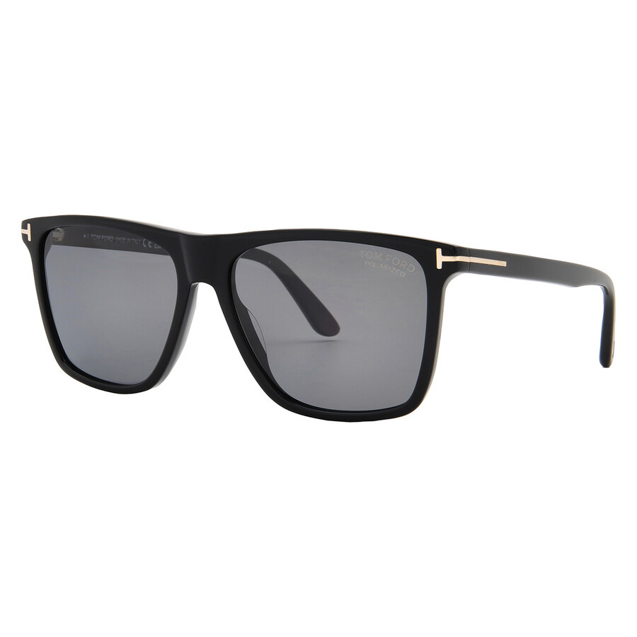 Tom Ford Fletcher Polarized Smoke Square Men's Sunglasses FT0832 01D 57 - 2