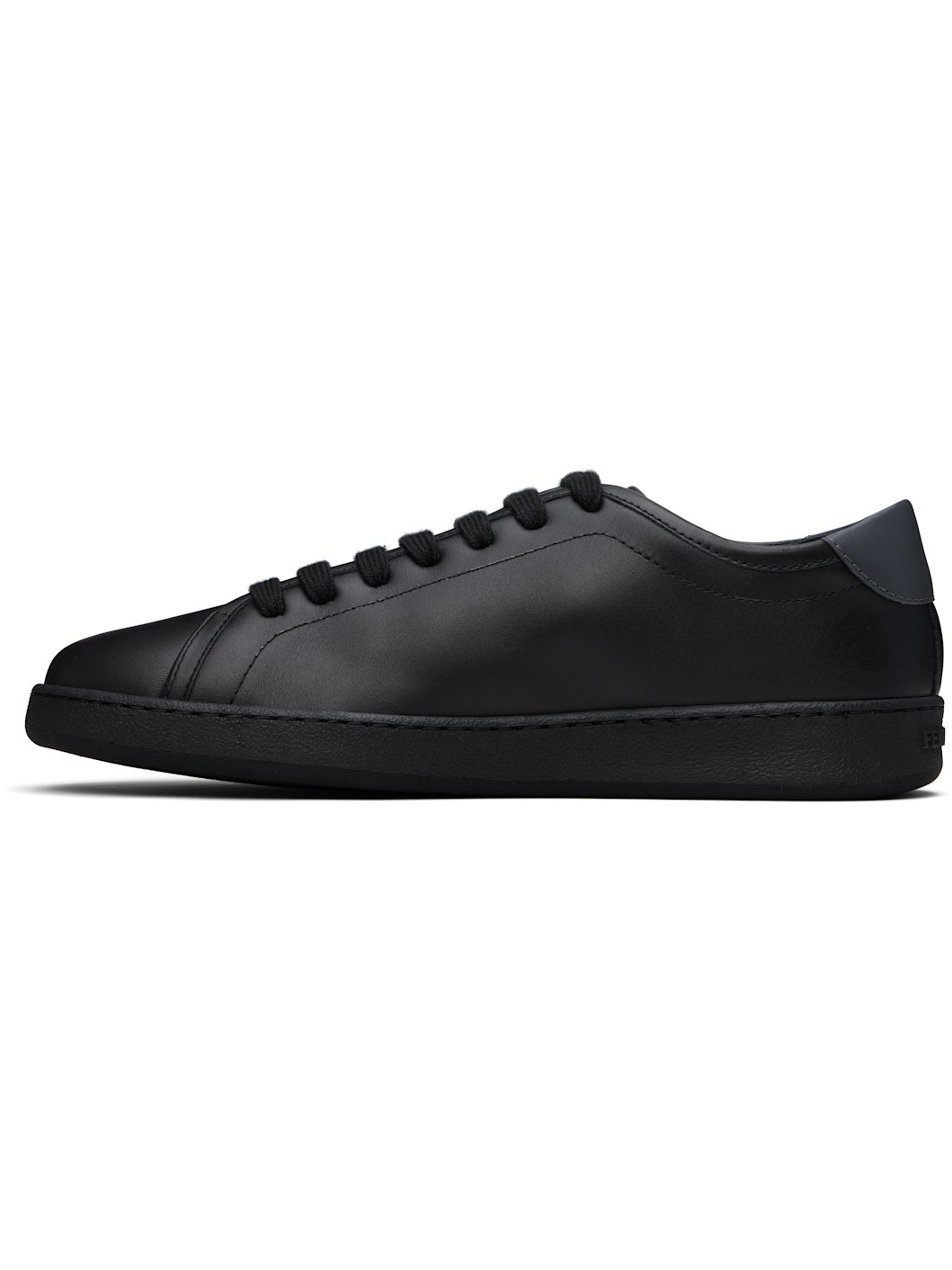 Black Double Gancini Sneakers - 3