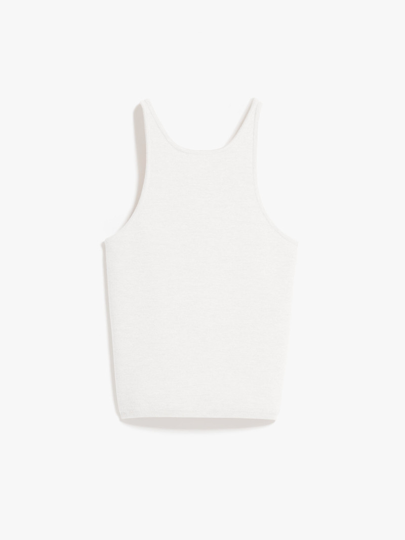 ALFEO Halter neck top in vanisé wool - 1