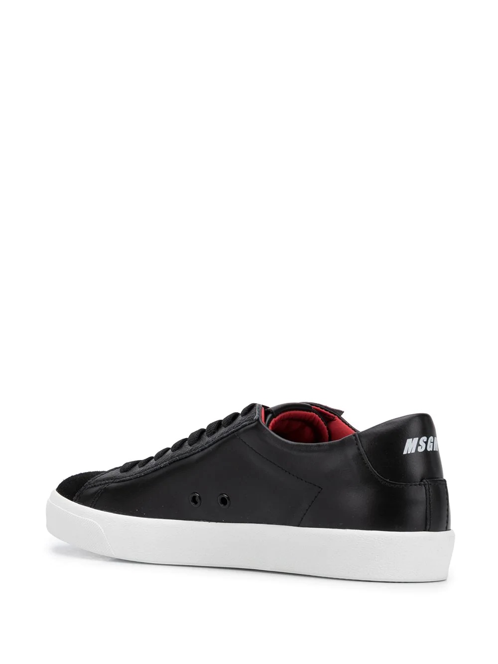 M appliqué low-top sneakers - 3