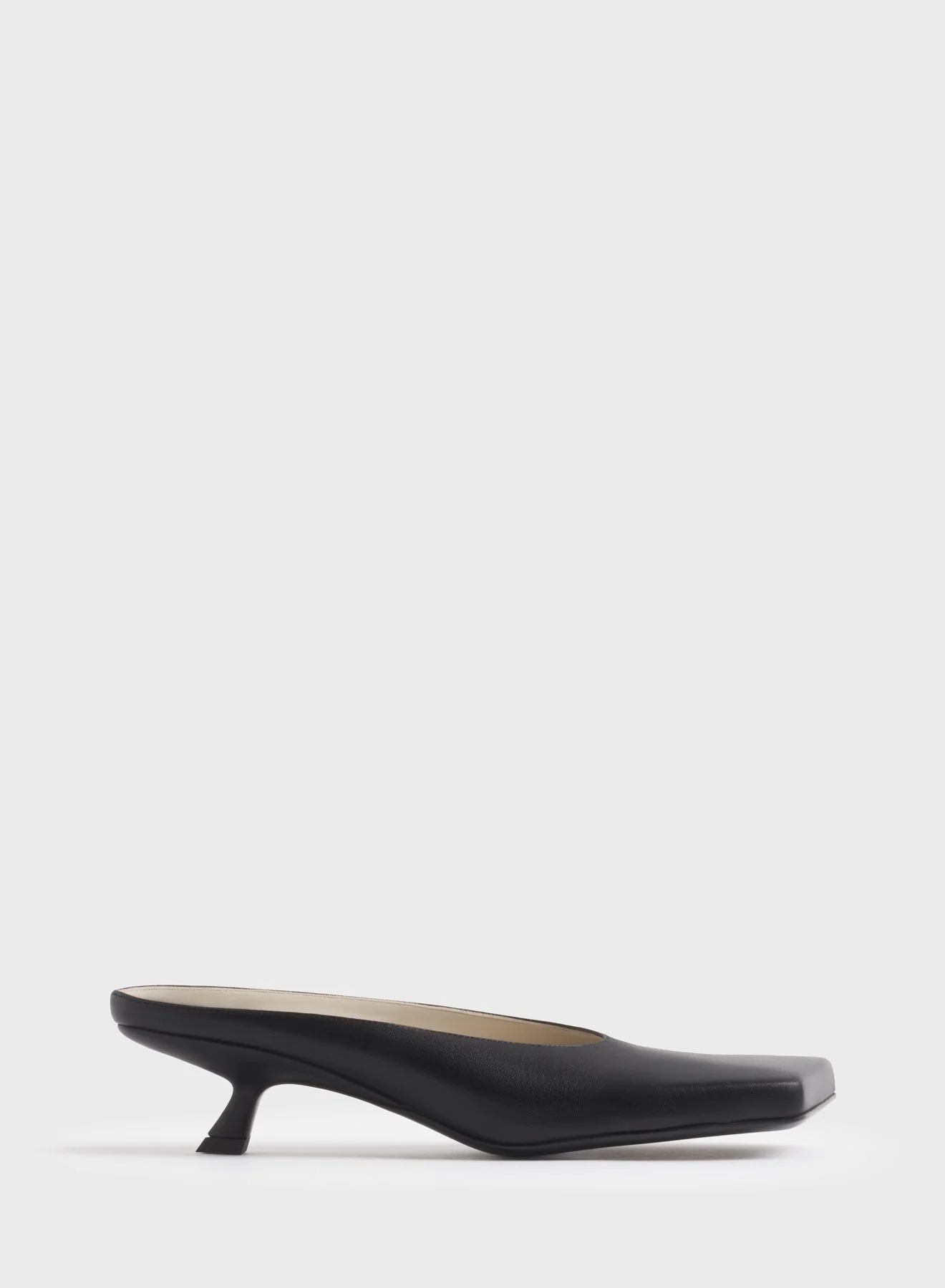 Black square mules 45 - 1