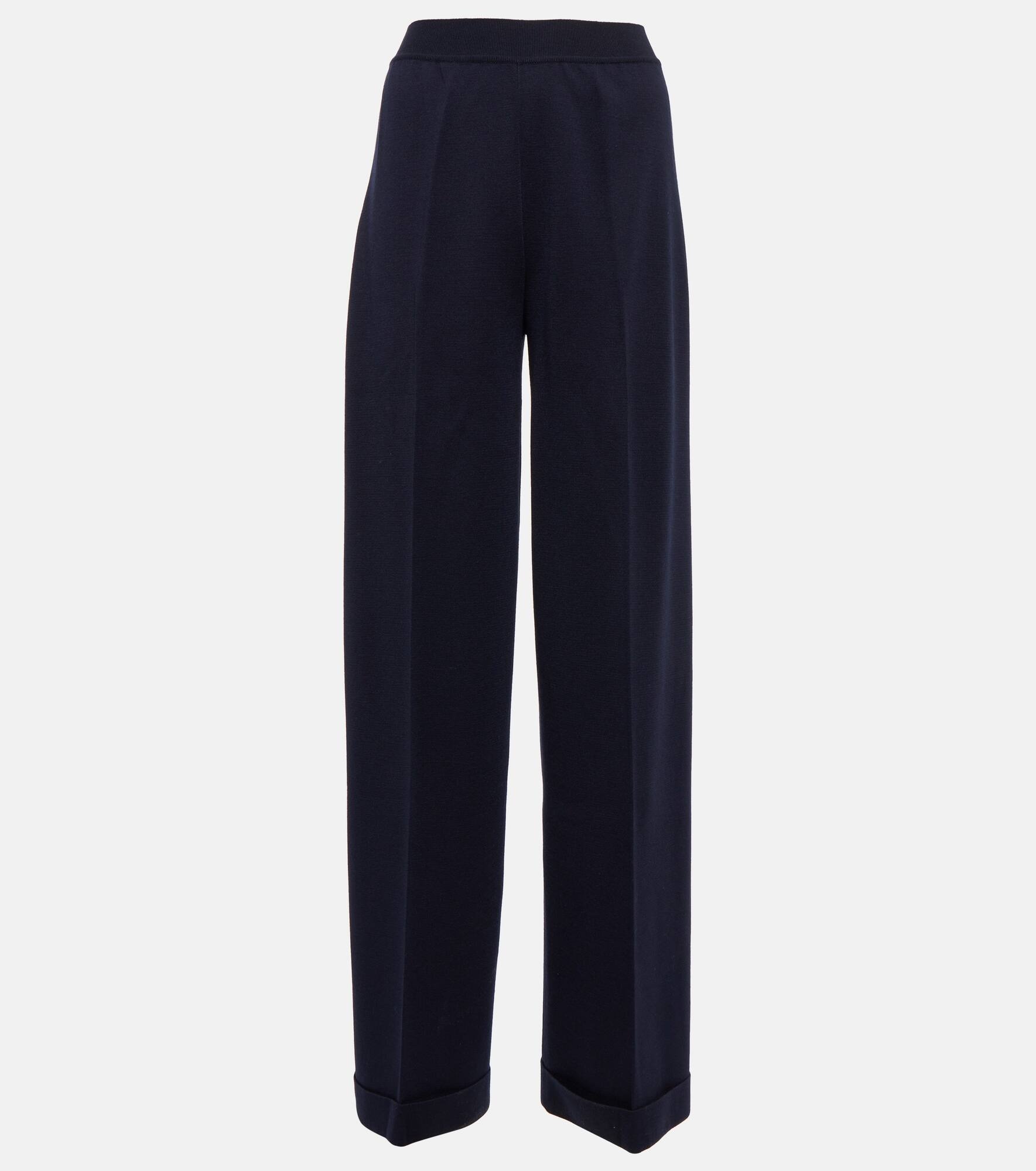 Cashmere and silk pants - 1