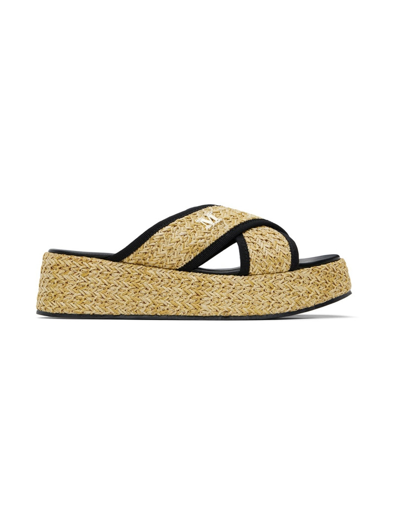 Tan & Black Braies Sandals 1