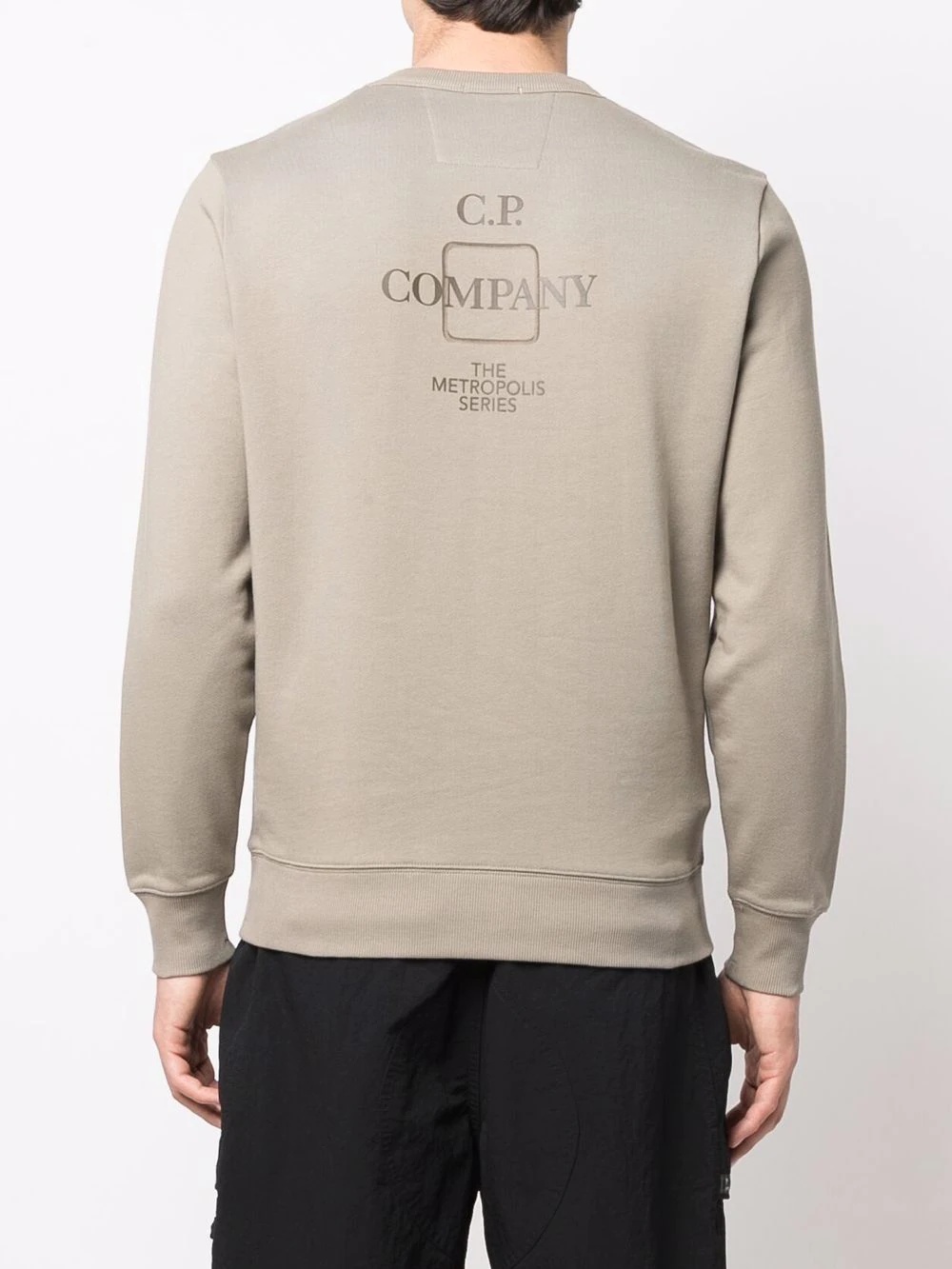 logo-print cotton sweatshirt - 4