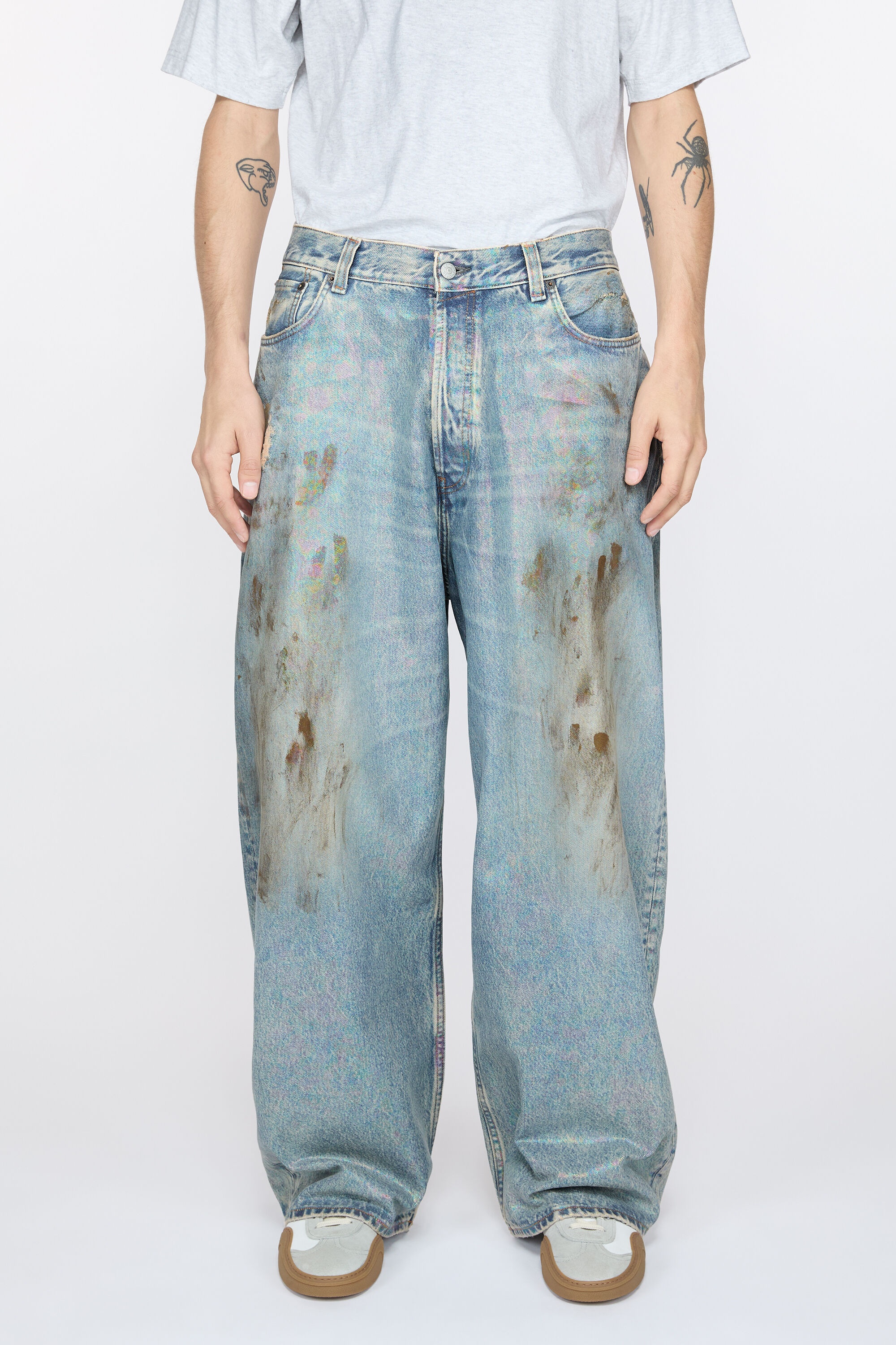 Super baggy fit jeans - 2023 - Mid blue - 3
