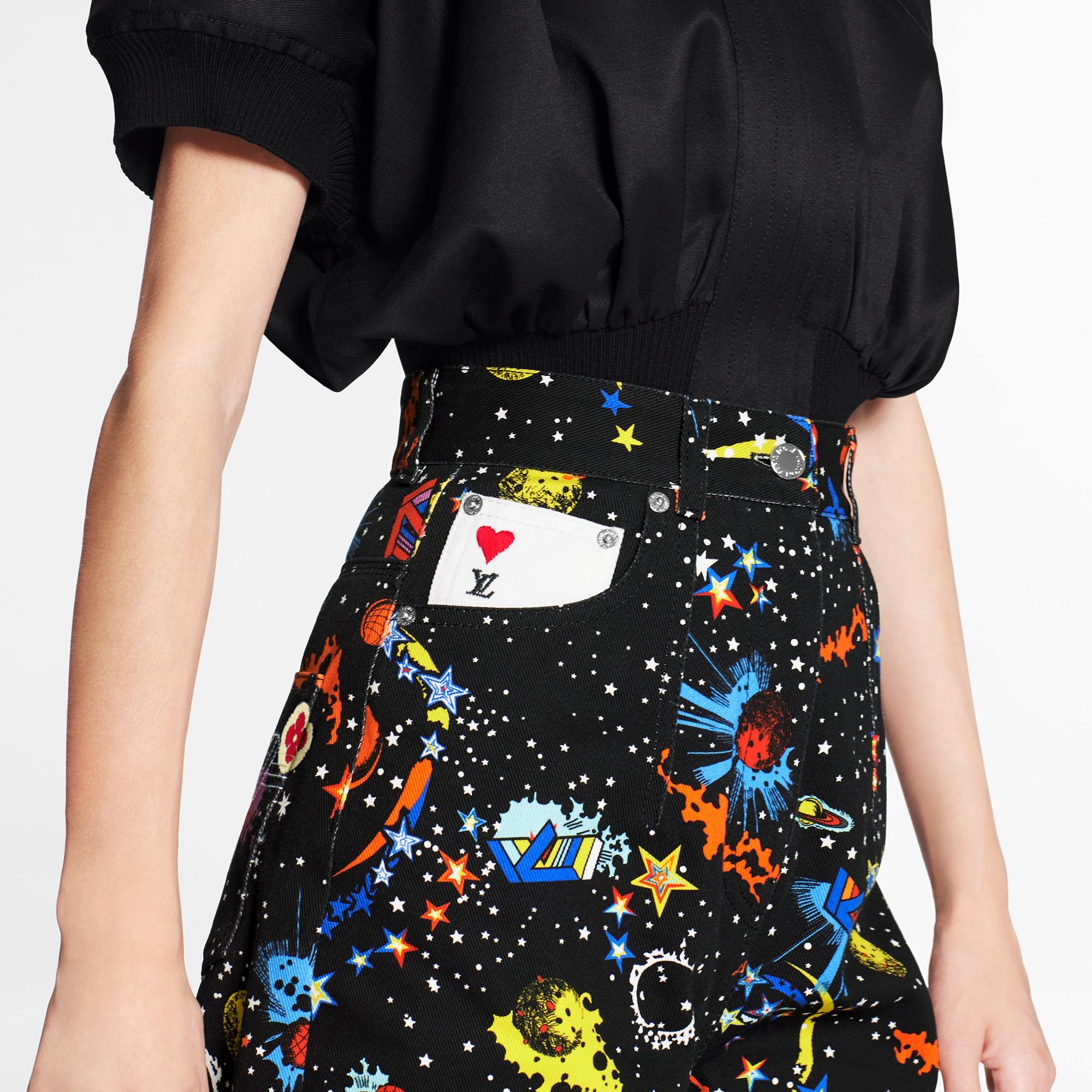 LV Ace Pocket Galaxy Print Carrot Pants  - 3