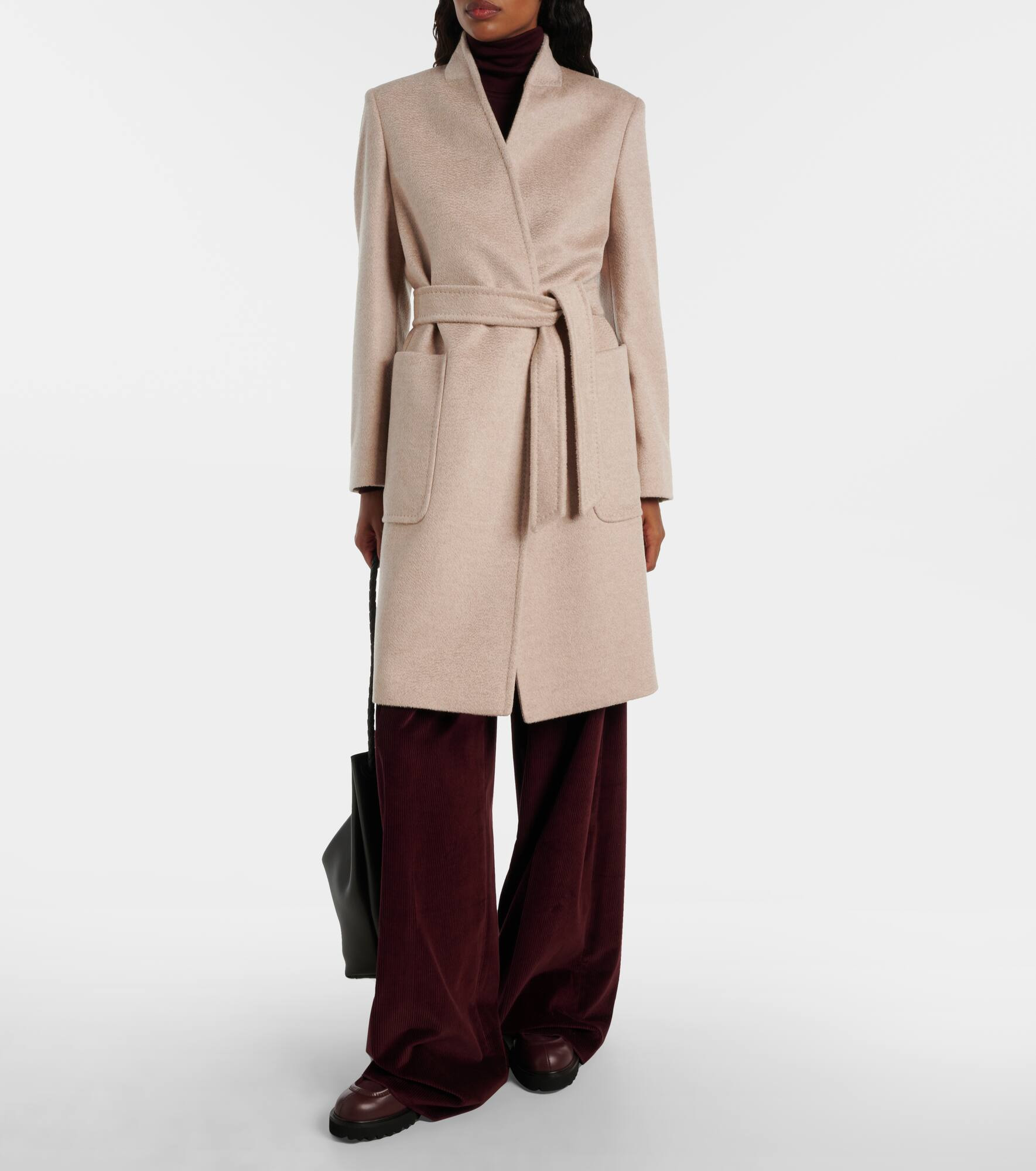 Elenia cashmere wrap coat - 7