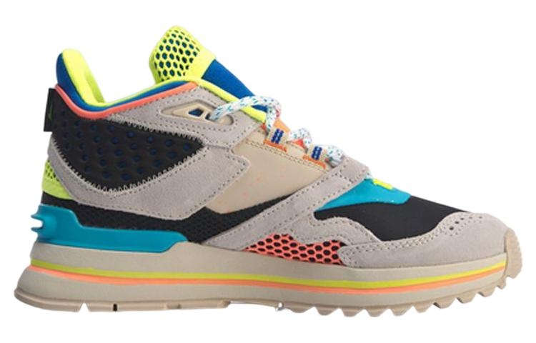 (WMNS) Li-Ning 001 T1000 Winter Mid 'Grey Beige Teal' AGLP094-4 - 2