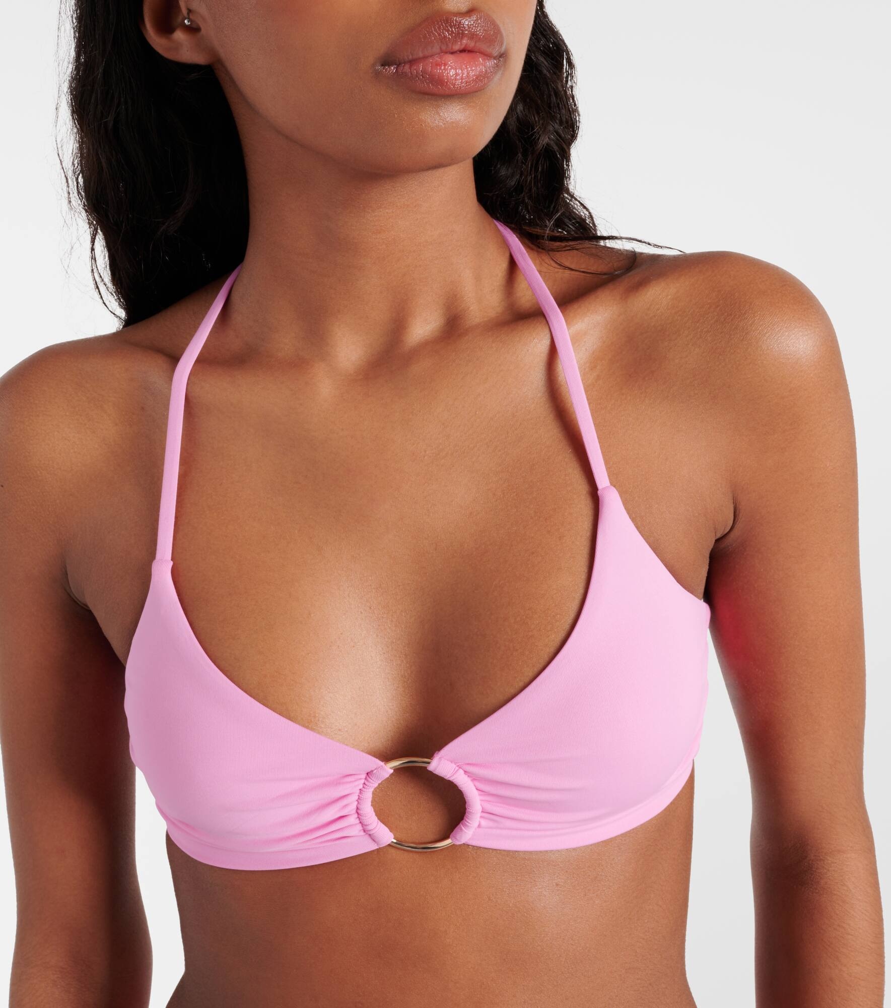 Hamburg ring-detail bikini top - 4