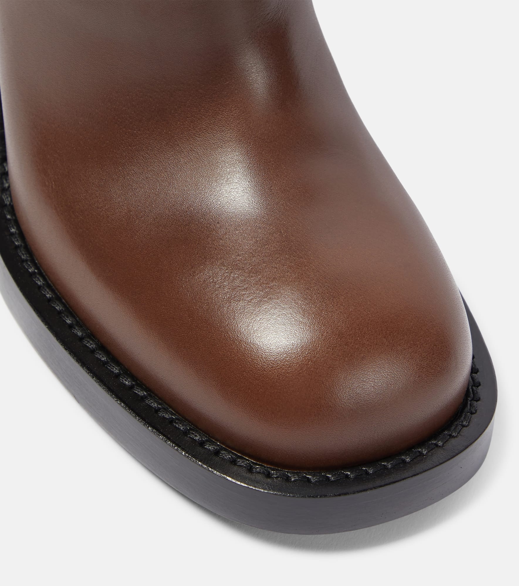 100 leather knee-high boots - 6