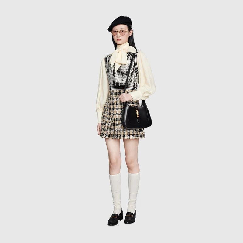 GUCCI Argyle fine wool vest outlook
