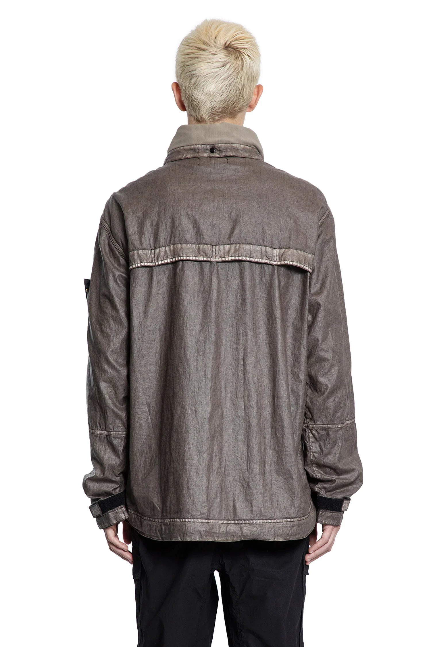 4100040-Raw-Linen-Plated-Ovd-Parka - 3