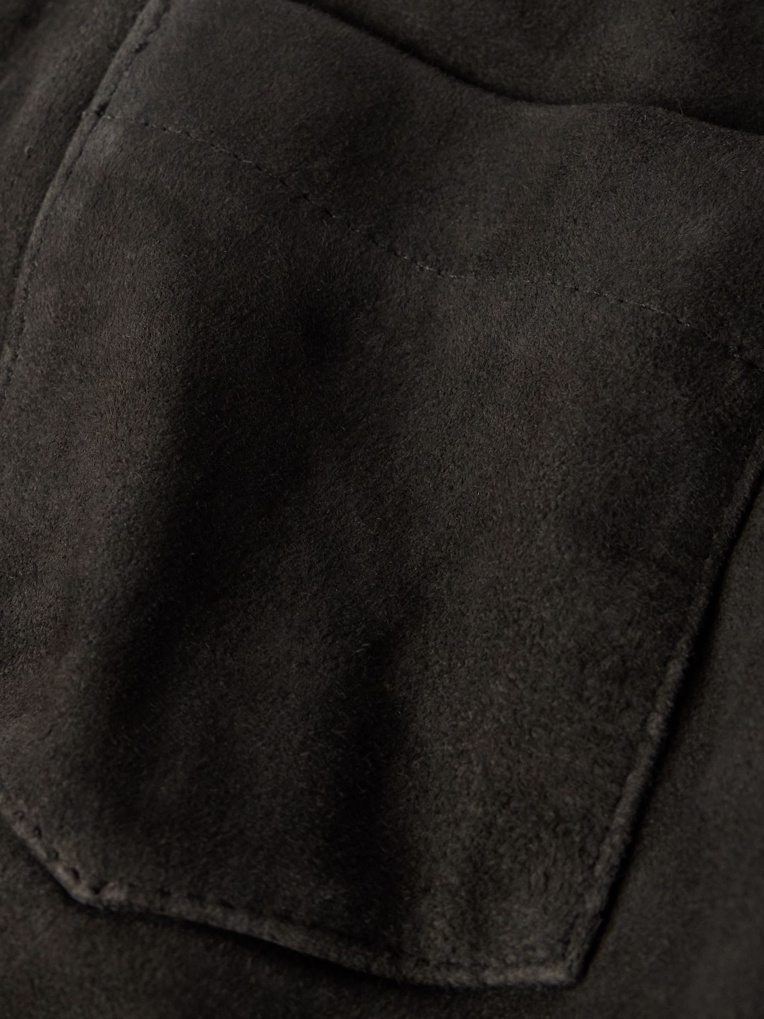Sid Suede Overshirt Gray - 6