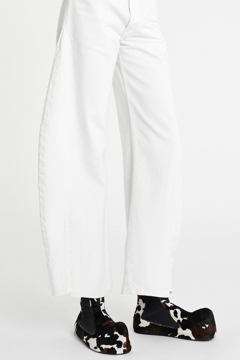 DENIM JEANS WITH INSERTS WHITE 3