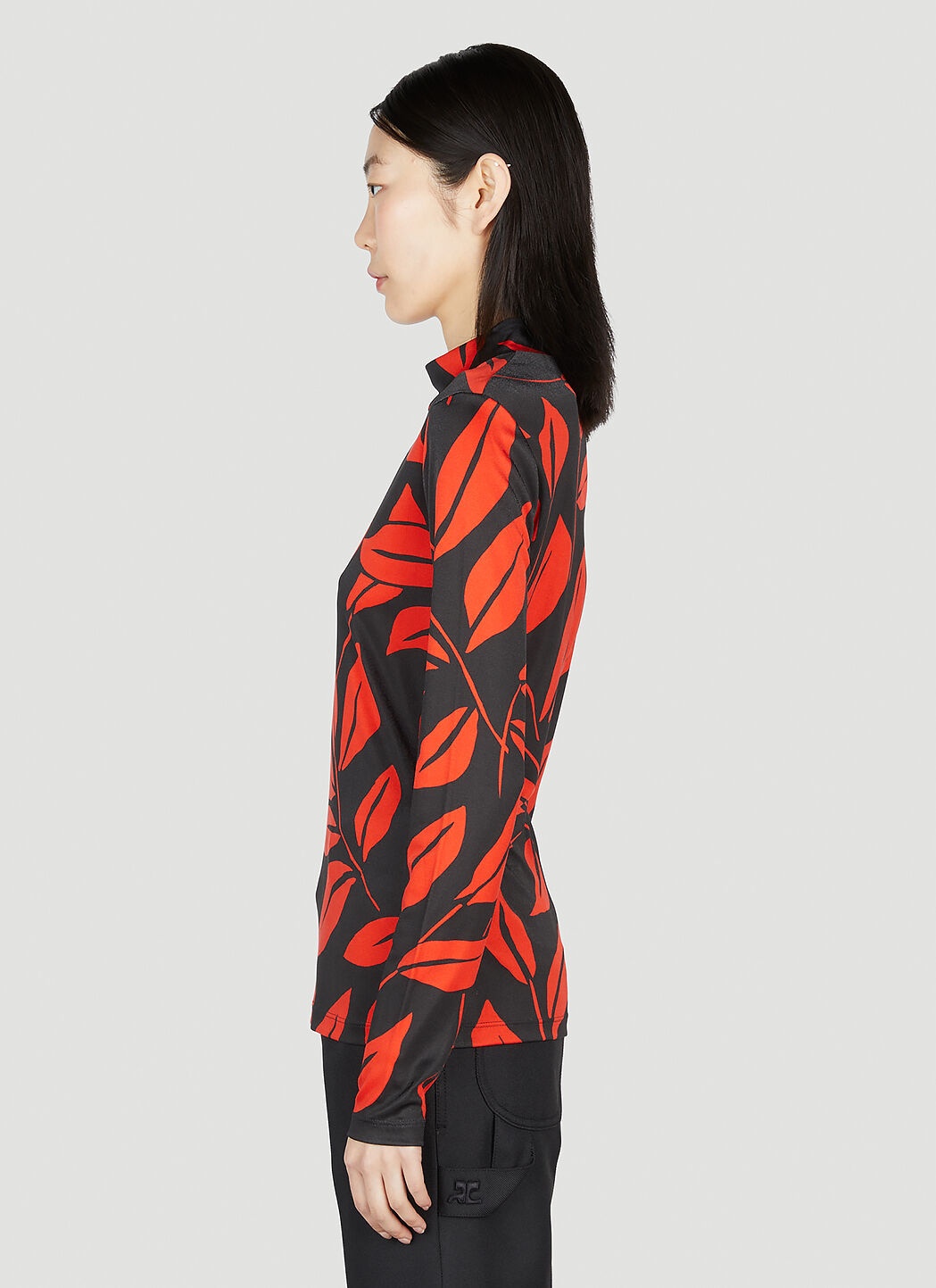 Leaf Print Top - 3