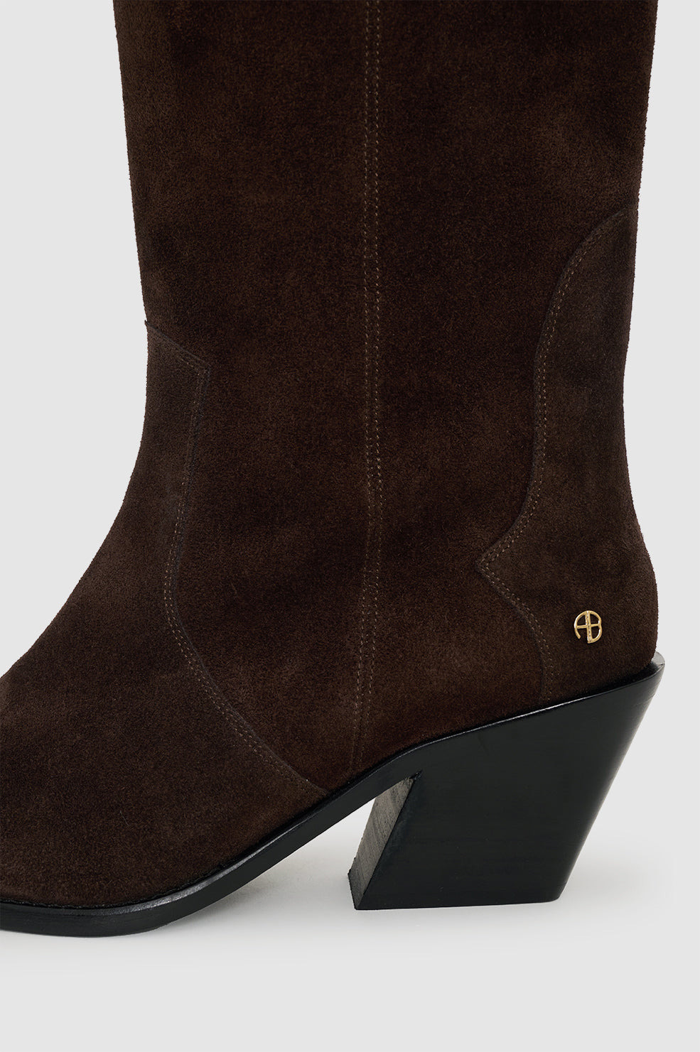 Tall Tania Boots - Dark Brown Suede - 5