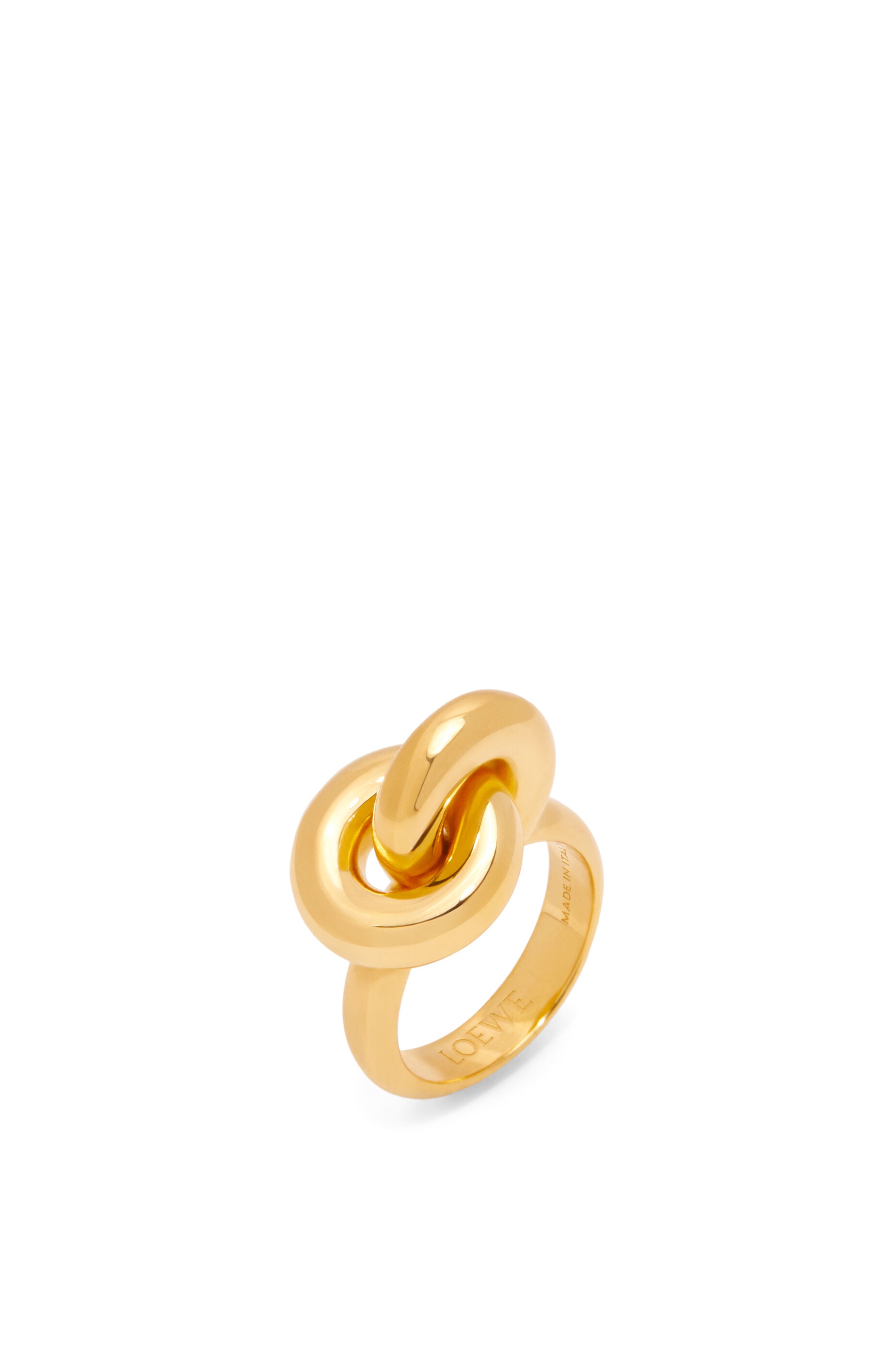Donut link ring in sterling silver - 2