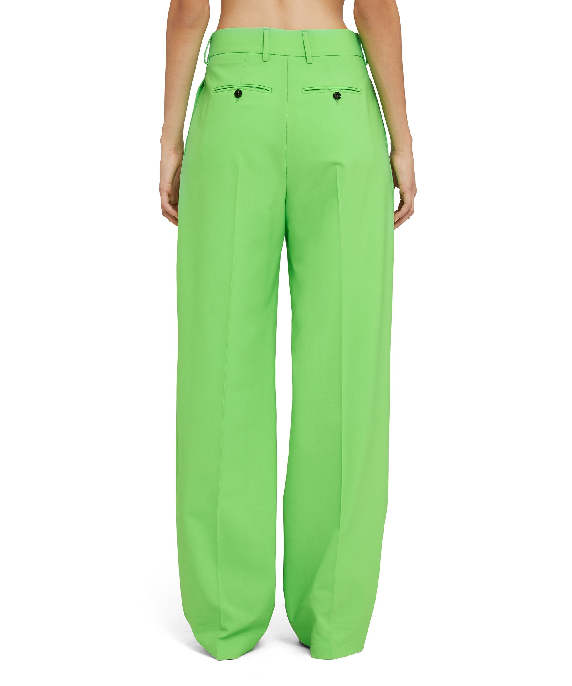Lightweight wool tailored pants with straight legs - 3